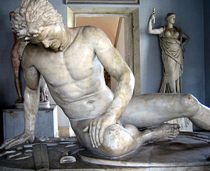 The Dying Gaul, a famous ancient Roman statue