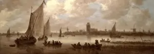 Jan van Goyen (View on the Oude Maas near Dordrecht, 1651)